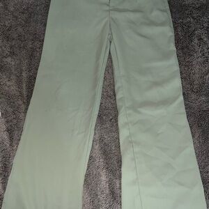 SHEIN Mint Green Wide Leg Pants